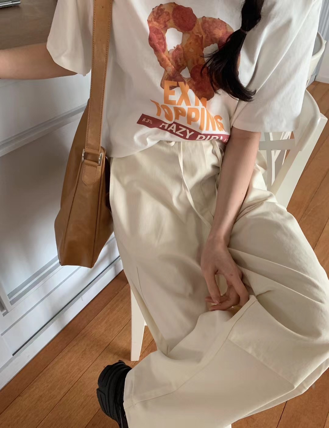 CALLMYNAME直郵韓國代購女裝新品真品休閑推薦24春夏時尚T恤Call my nameT恤