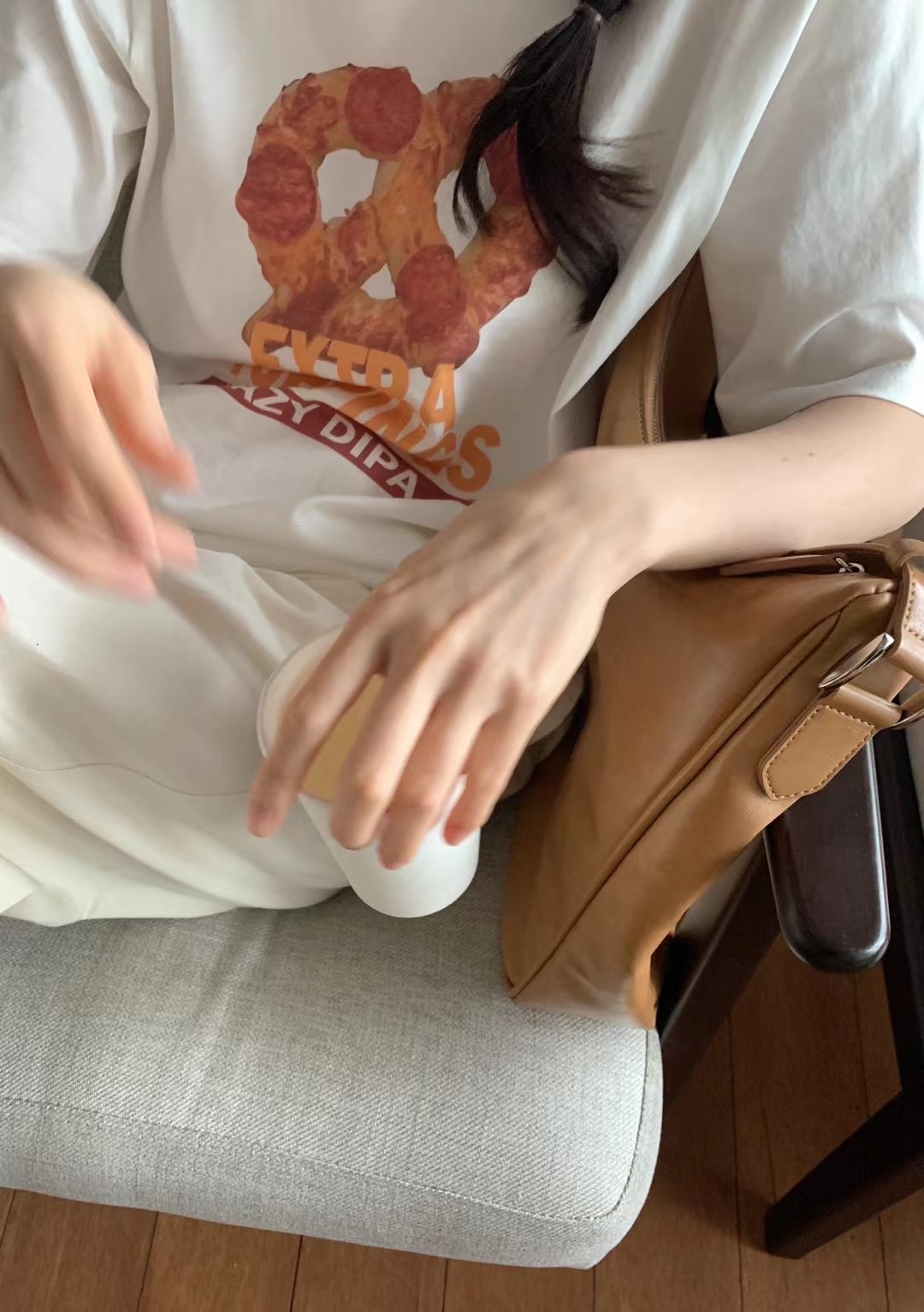 CALLMYNAME直郵韓國代購女裝新品真品休閑推薦24春夏時尚T恤Call my nameT恤