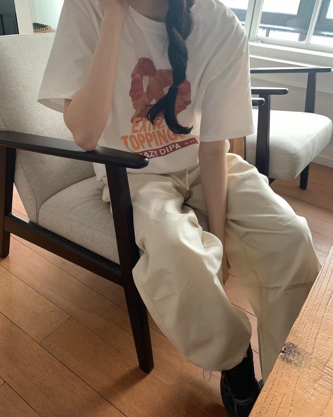 CALLMYNAME直郵韓國代購女裝新品真品休閑推薦24春夏時尚T恤Call my nameT恤