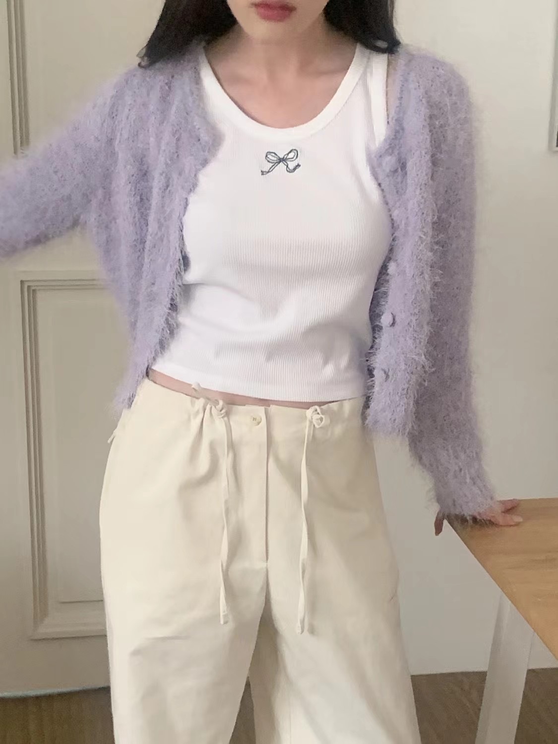 CALLMYNAME韓國直郵東大門代購女裝新款24春夏休閑吊帶背心Call my name吊帶/背心