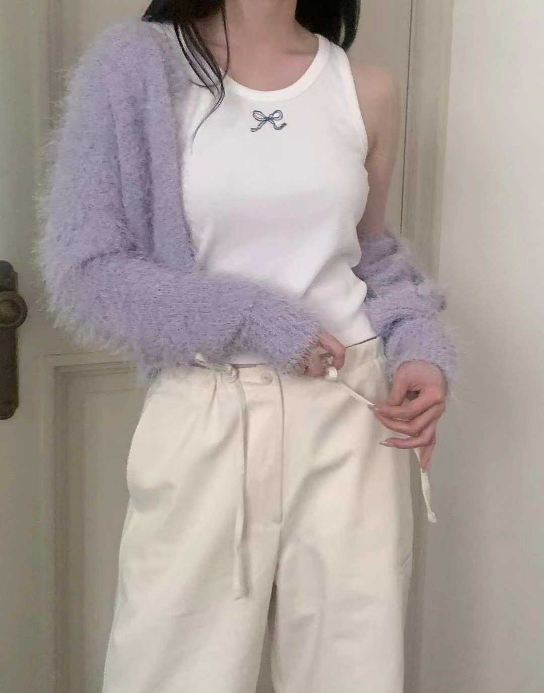 CALLMYNAME韓國直郵東大門代購女裝新款24春夏休閑吊帶背心Call my name吊帶/背心