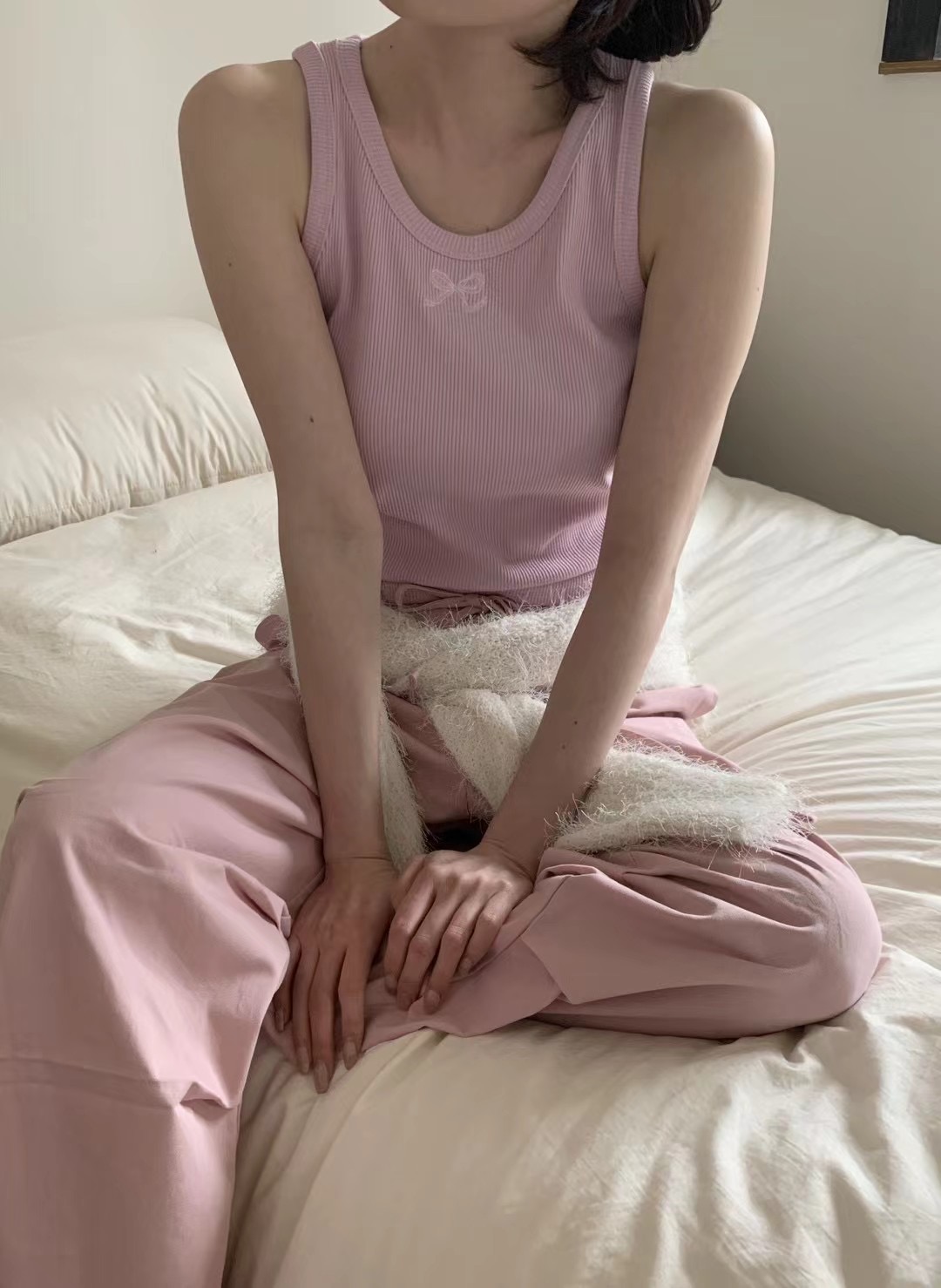 CALLMYNAME韓國直郵東大門代購女裝新款24春夏休閑吊帶背心Call my name吊帶/背心圖色3