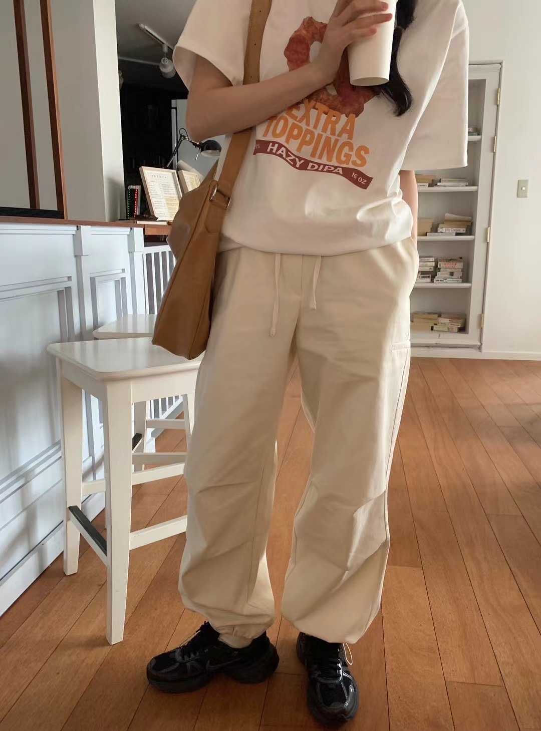 CALLMYNAME韓國直郵東大門代購女裝新款真品時尚人氣休閑褲Call my name休閑褲
