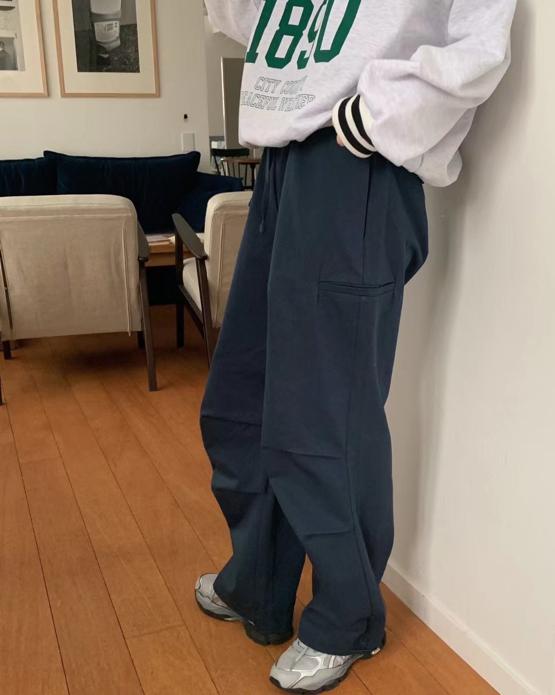 CALLMYNAME韓國直郵東大門代購女裝新款真品時尚人氣休閑褲Call my name休閑褲