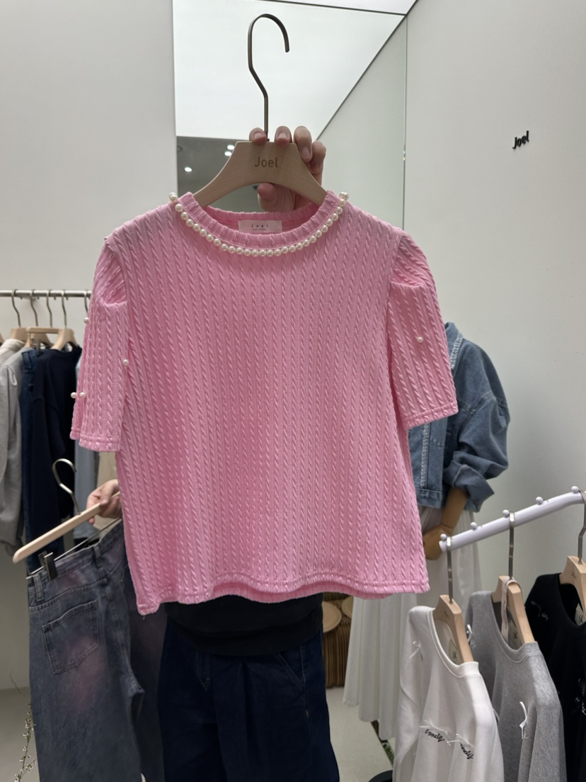 JOEL韓國直郵東大門實拍女裝新款休閑人氣熱賣真品24春夏T恤JOELT恤圖色3