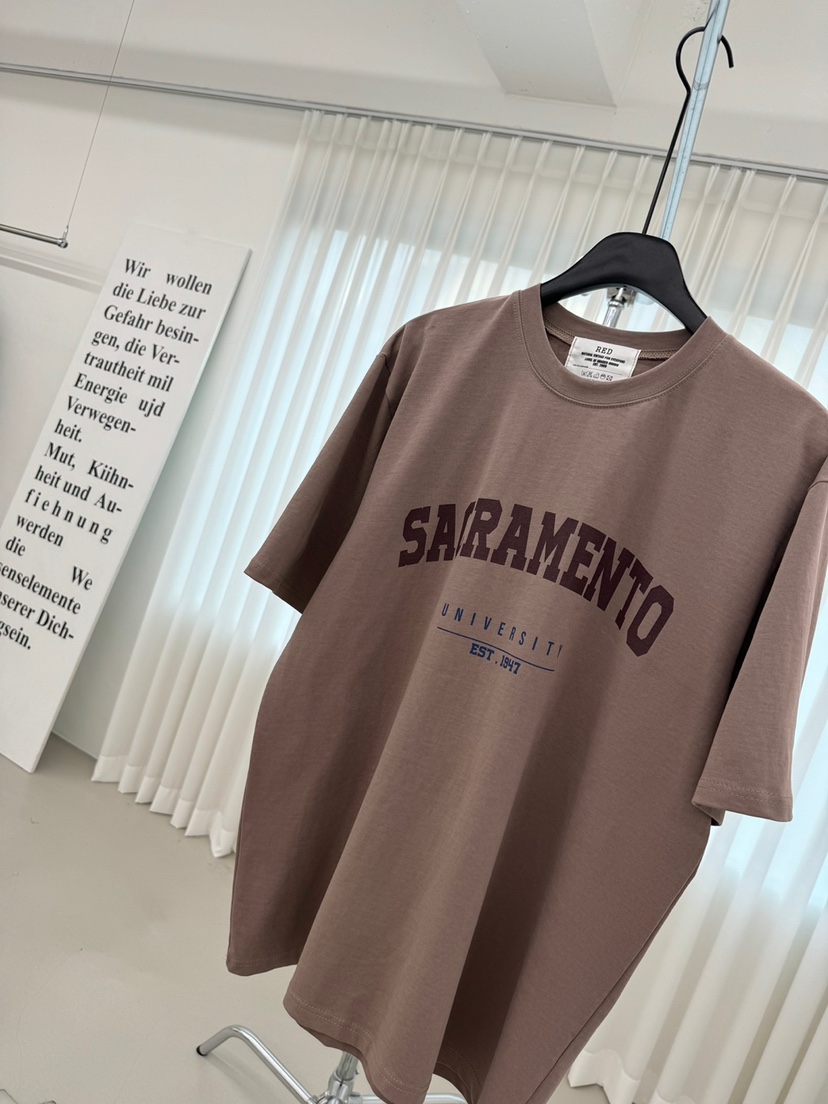 RED-a韓國直郵女裝新品職業休閑推薦真品24春夏人氣時尚T恤RED-AT恤圖色3