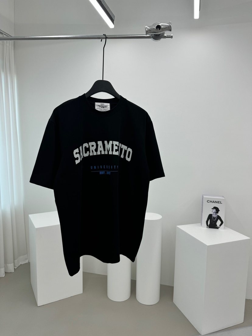 RED-a韓國直郵女裝新品職業休閑推薦真品24春夏人氣時尚T恤RED-AT恤圖色4