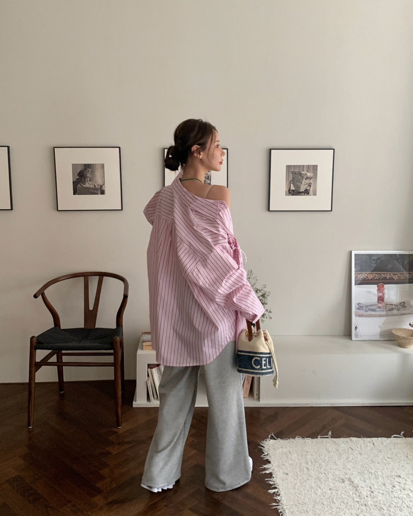 REVE CITE直郵韓國代購女裝新品人氣休閑真品時尚襯衫蕾絲衫REVE CITE襯衫/蕾絲衫