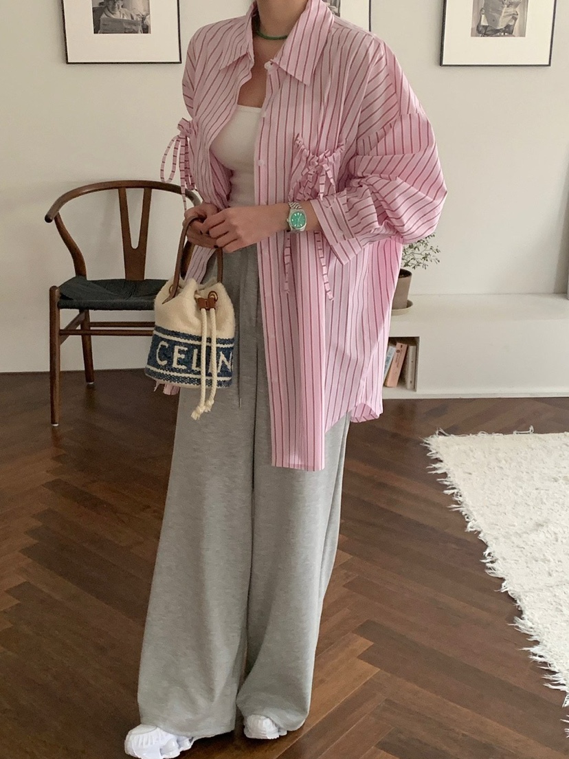 REVE CITE直郵韓國代購女裝新品人氣休閑真品時尚襯衫蕾絲衫REVE CITE襯衫/蕾絲衫