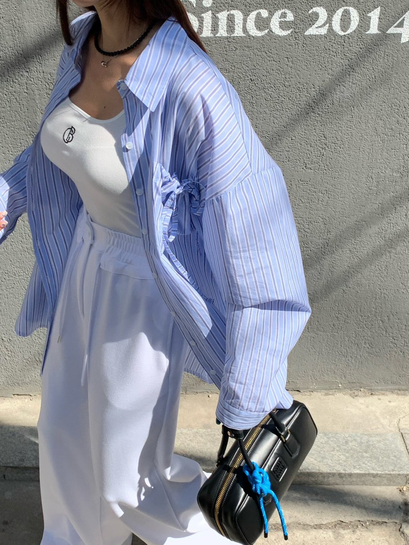 REVE CITE直郵韓國代購女裝新品人氣休閑真品時尚襯衫蕾絲衫REVE CITE襯衫/蕾絲衫圖色2