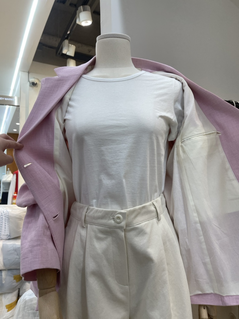 RIVEROOM韓國直郵女裝新品時尚人氣熱賣休閑真品24春夏T恤RIVEROOMT恤圖色5