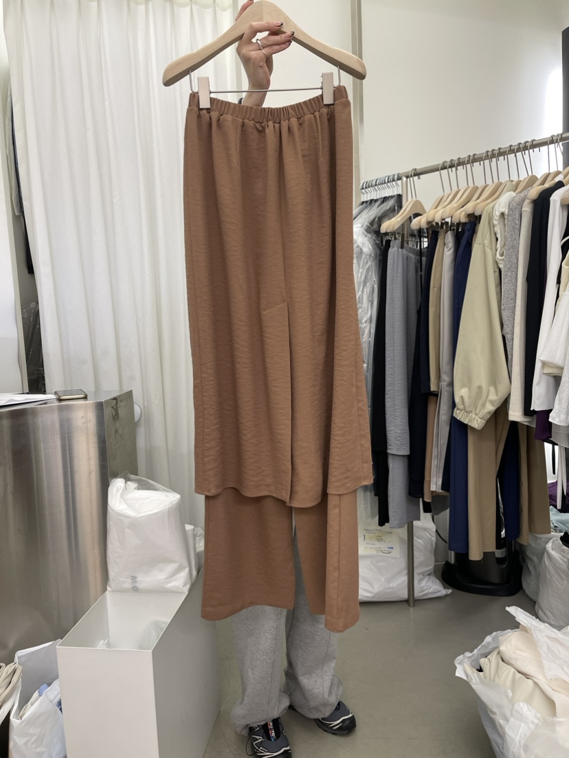 UNDERROW韓國直郵東大門實拍女裝新品推薦時尚24春夏裙褲RECOVER/MOMENT裙褲