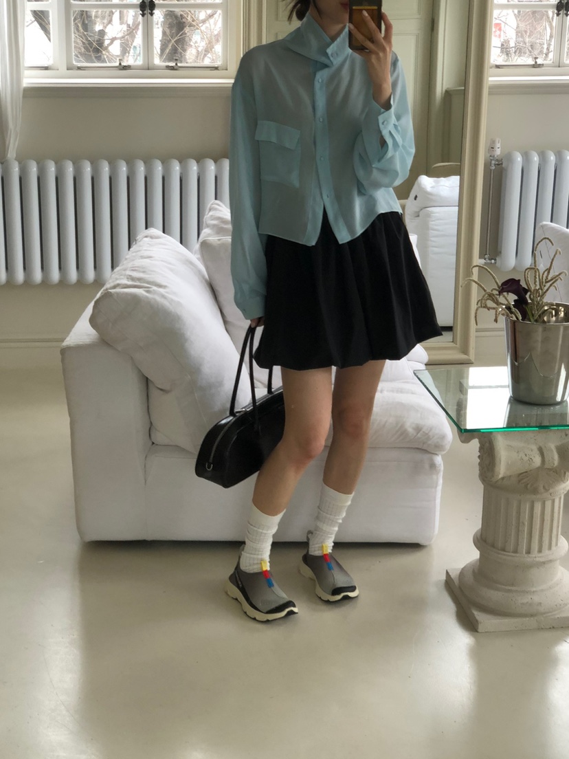 FOSET直郵韓國代購女裝新款推薦時尚熱賣休閑職業襯衫蕾絲衫FOSET襯衫/蕾絲衫