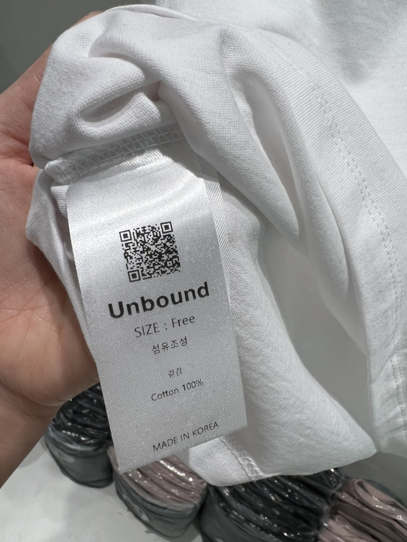 unbound韓國直郵女裝新品職業推薦休閑人氣時尚真品熱賣T恤unboundT恤