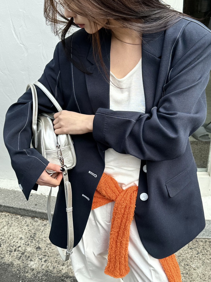 unbound直郵韓國代購女裝新品推薦職業24春夏人氣休閑夾克UNBOUND夾克