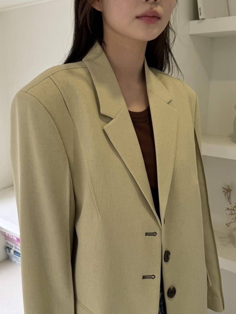 unbound直郵韓國代購女裝新品推薦職業24春夏人氣休閑夾克UNBOUND夾克