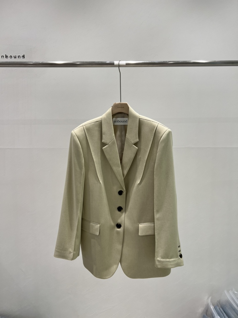 unbound直郵韓國代購女裝新品推薦職業24春夏人氣休閑夾克UNBOUND夾克圖色2