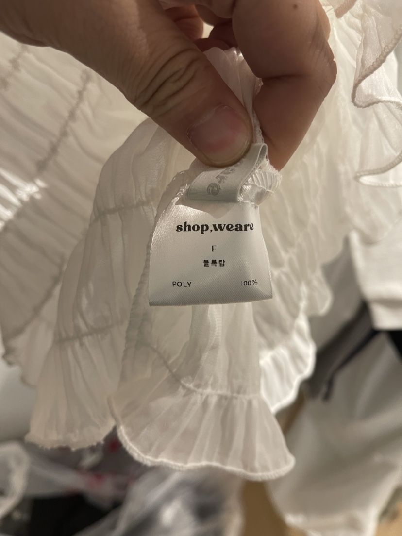 WE ARE/WELOVER韓國直郵女裝新款熱賣24春夏襯衫蕾絲衫SHOP_WE ARE襯衫/蕾絲衫