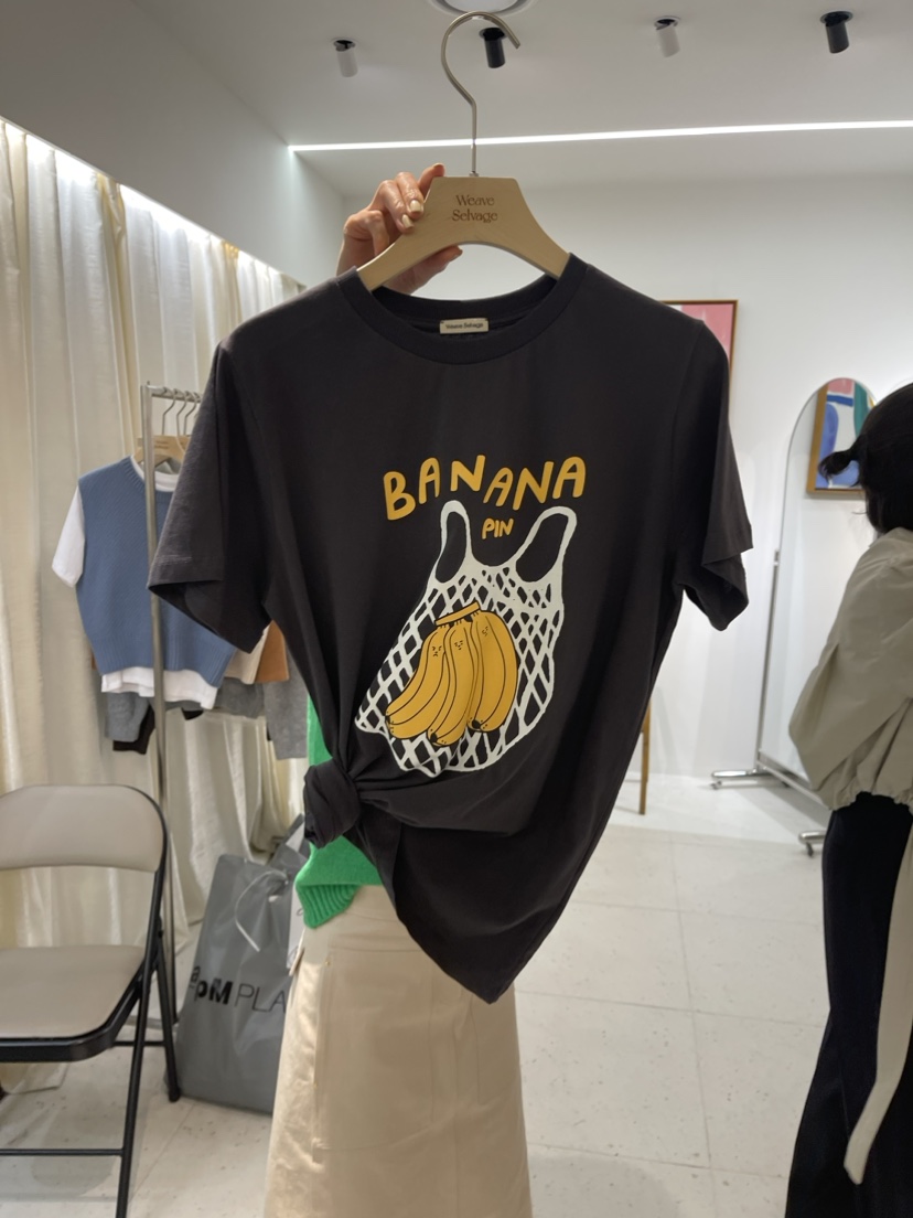 WEAUE SELVAGE韓國直郵東大門代購女裝新品人氣24春夏T恤WEAUE SELVAGET恤圖色3