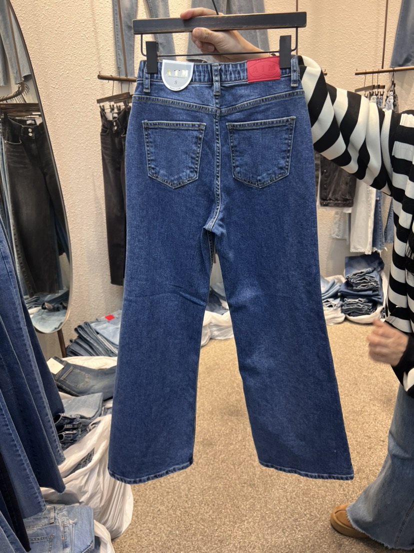 AIM直郵韓國代購女裝新品人氣職業真品24春夏熱賣推薦牛仔褲AIM牛仔褲