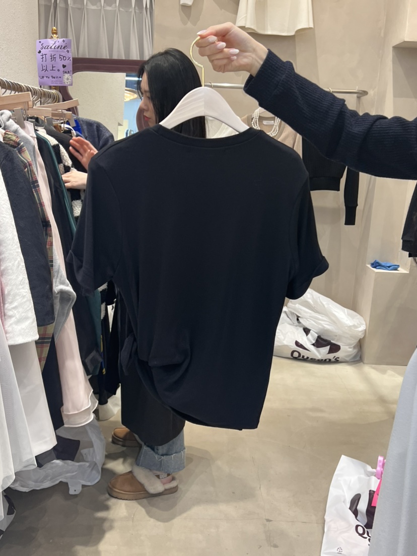 GREEN韓國直郵東大門代購女裝新品熱賣人氣24春夏職業T恤Satine/REWOOT恤