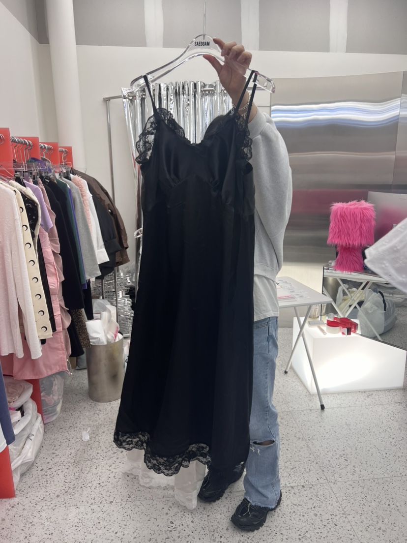 SAEGGAM韓國直郵東大門實拍女裝新品推薦熱賣休閑24春夏連衣裙SAEGGAM連衣裙圖色2