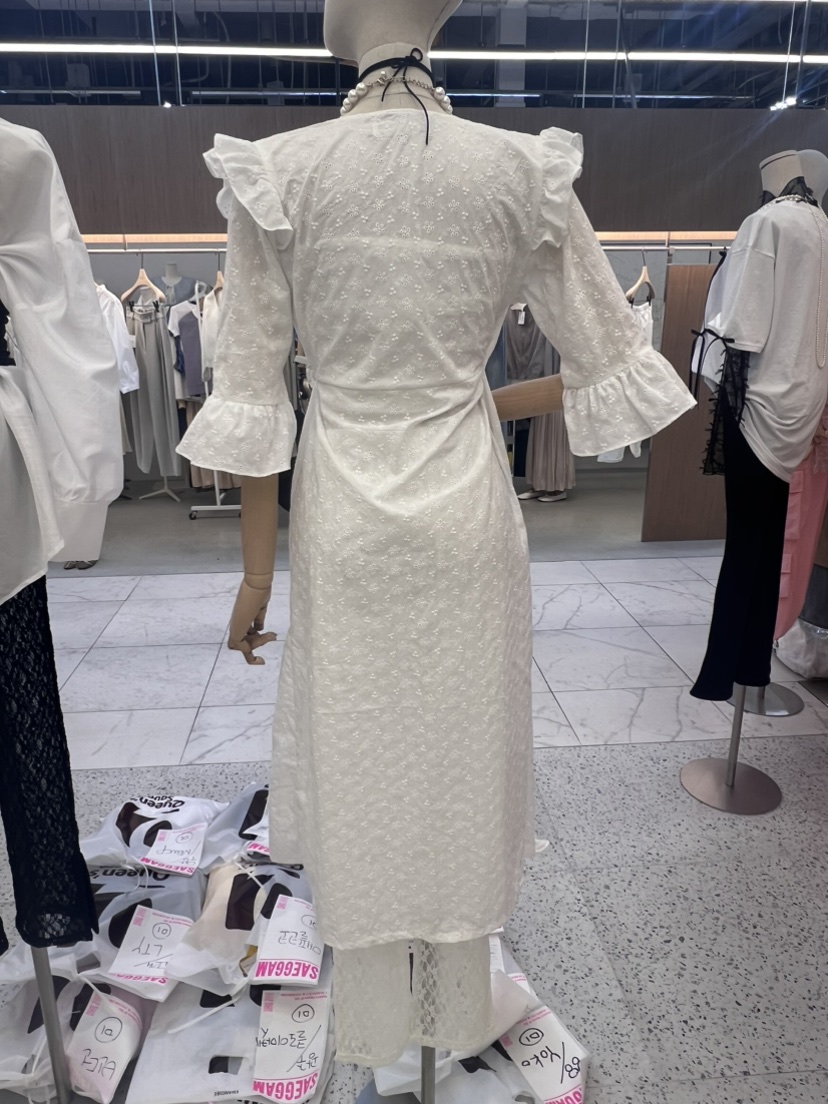 SAEGGAM韓國直郵東大門實拍女裝新款真品時尚休閑24春夏連衣裙SAEGGAM連衣裙
