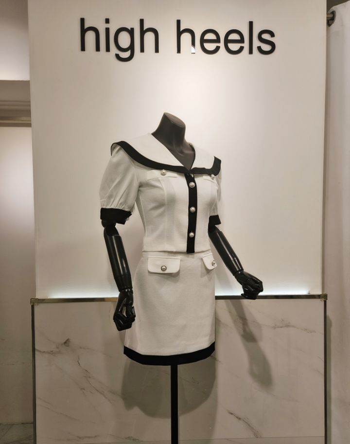 HIGH HEELS韓國直郵東大門實拍女裝新品熱賣人氣24春夏短裙high heels短裙