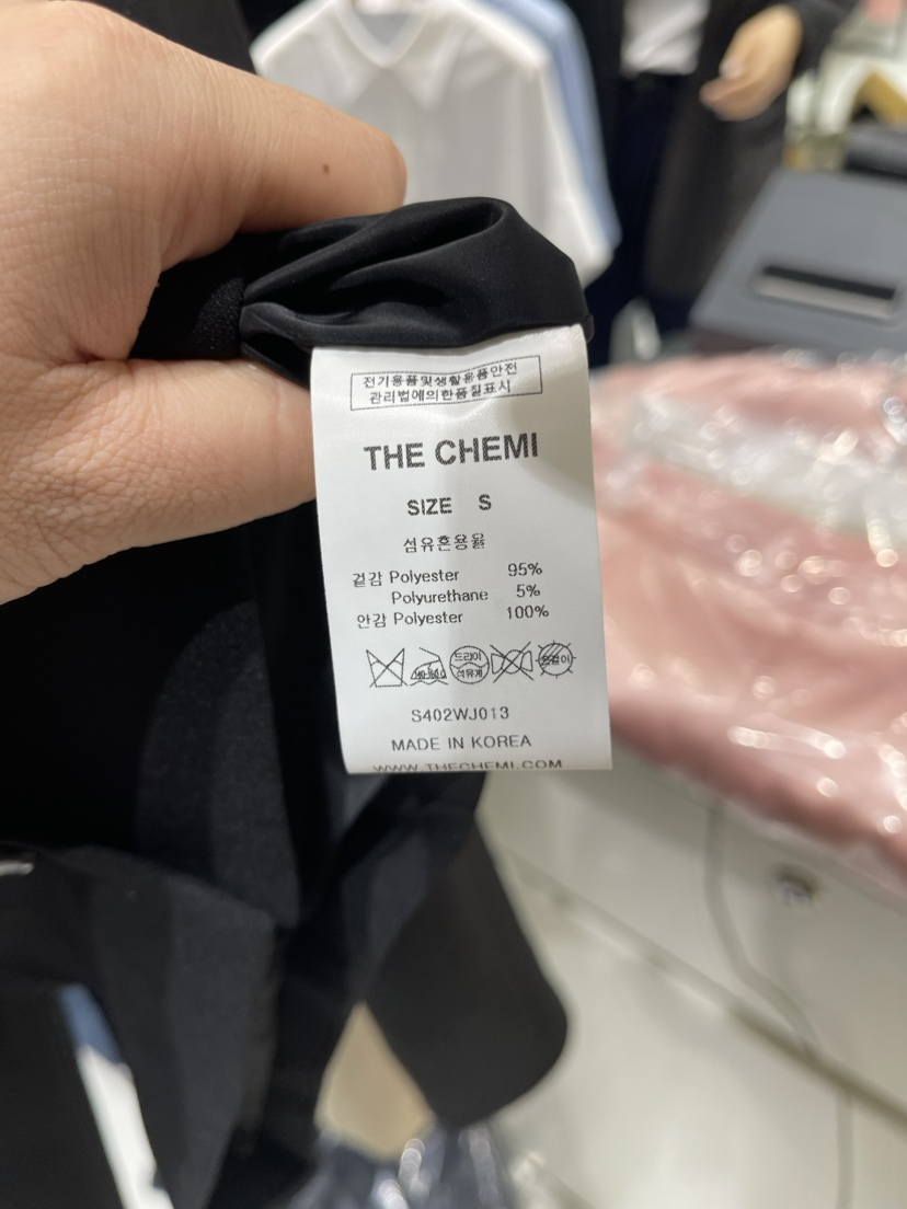 THE CHEMI韓國直郵女裝新款24春夏真品職業熱賣休閑夾克WATER/RIVER夾克