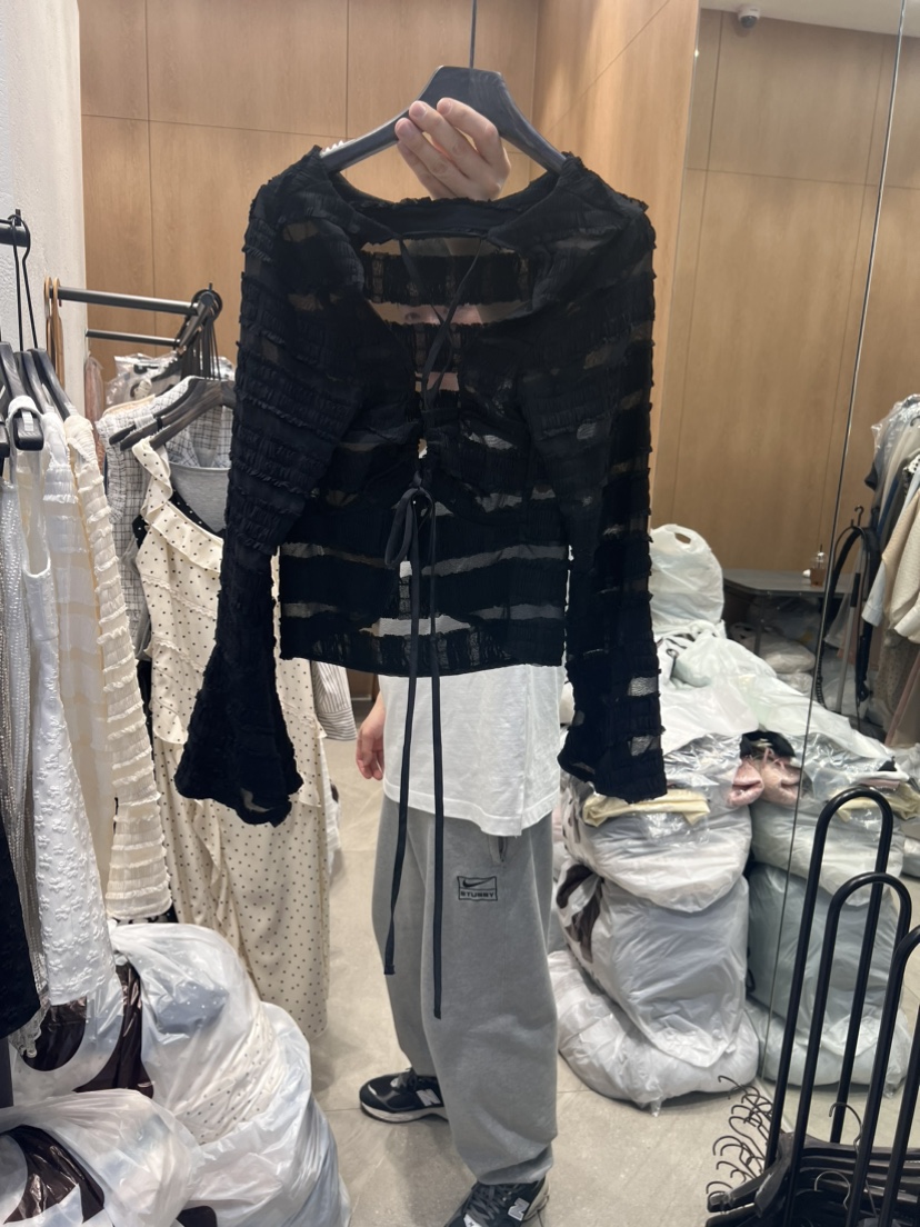 TRIPLE SEVEN韓國直郵東大門實拍女裝新品熱賣人氣襯衫蕾絲衫TRIPLE SEVEN襯衫/蕾絲衫