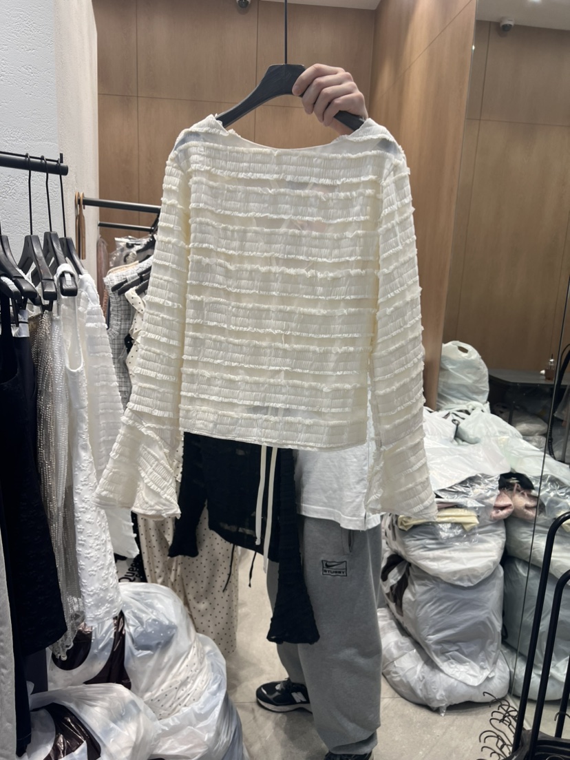 TRIPLE SEVEN韓國直郵東大門實拍女裝新品熱賣人氣襯衫蕾絲衫TRIPLE SEVEN襯衫/蕾絲衫圖色2