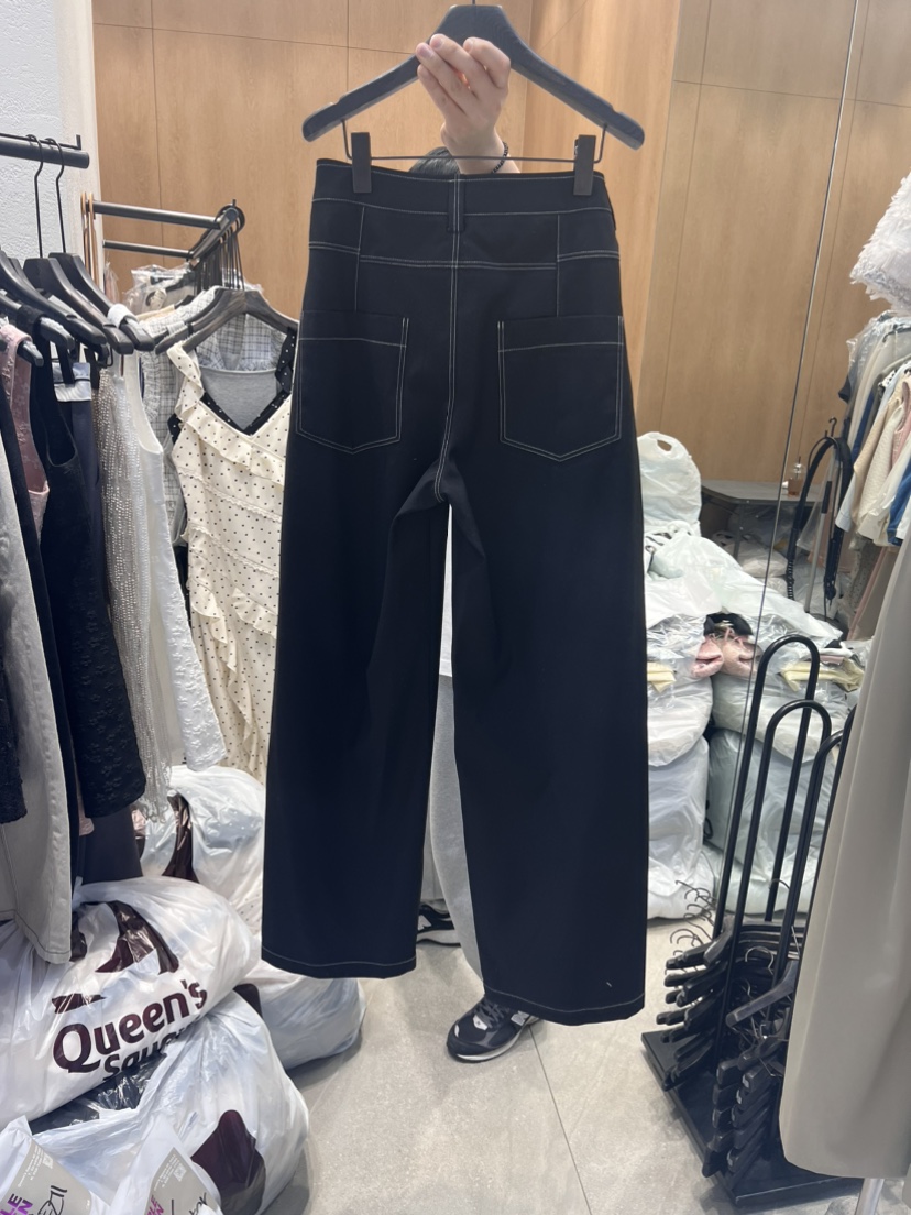 TRIPLE SEVEN韓國直郵東大門實拍女裝新款職業真品24春夏休閑褲TRIPLE SEVEN休閑褲