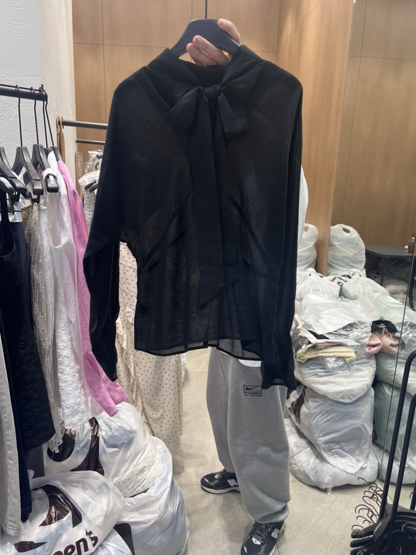 TRIPLE SEVEN直郵韓國代購女裝新品人氣休閑真品襯衫蕾絲衫TRIPLE SEVEN襯衫/蕾絲衫