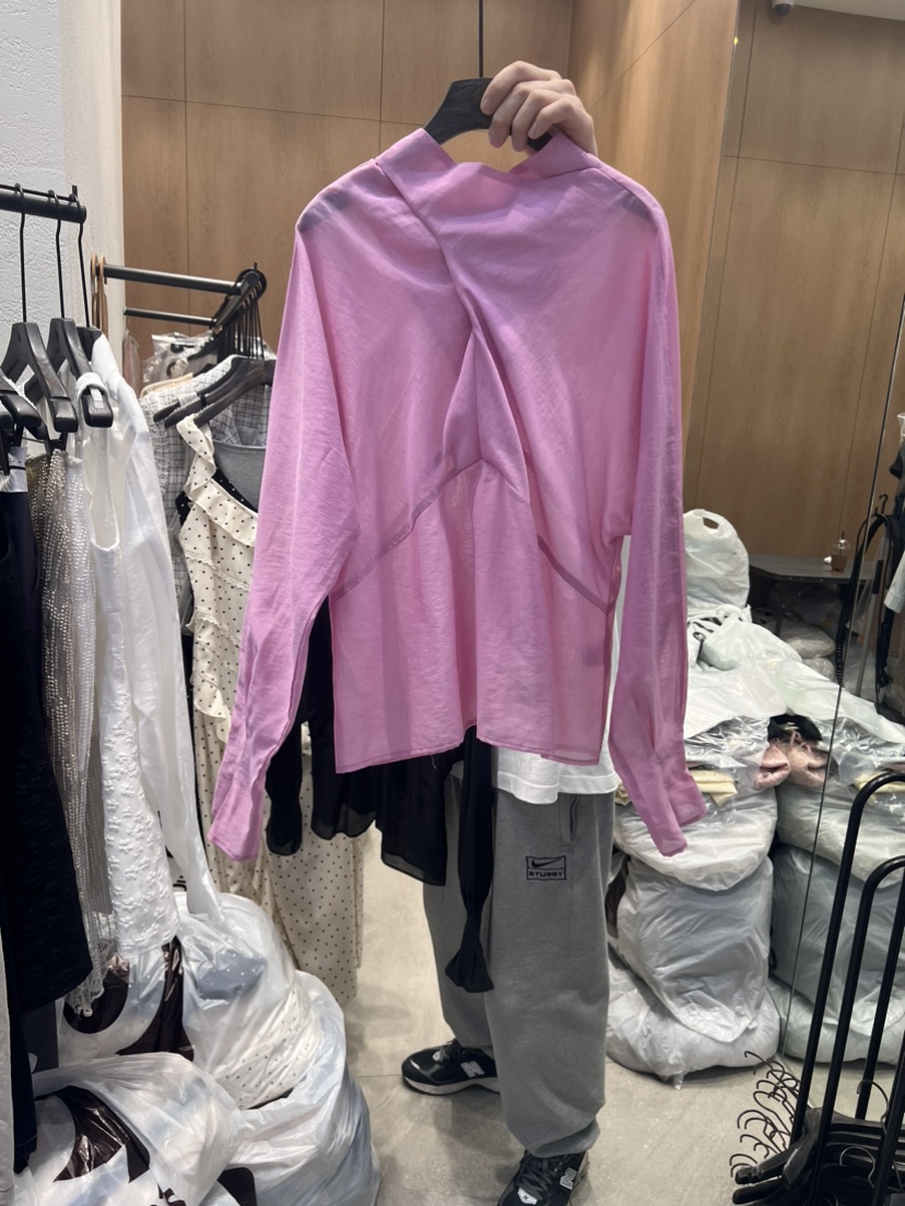 TRIPLE SEVEN直郵韓國代購女裝新品人氣休閑真品襯衫蕾絲衫TRIPLE SEVEN襯衫/蕾絲衫圖色3