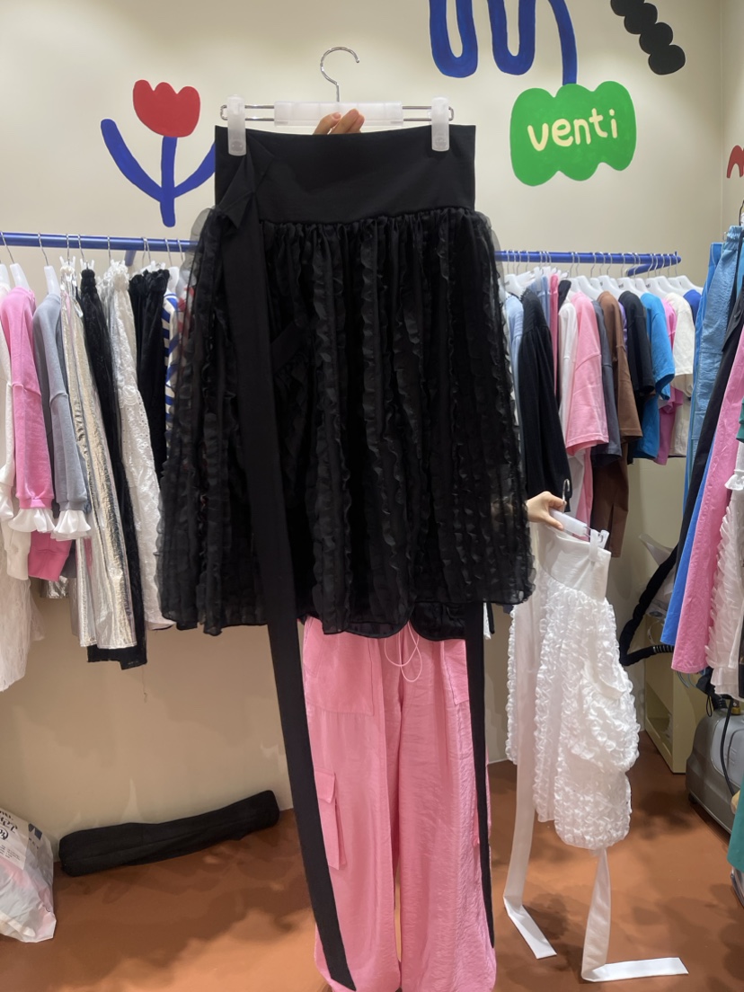 Venti韓國直郵女裝新品休閑真品24春夏熱賣人氣時尚職業短裙VENTI短裙