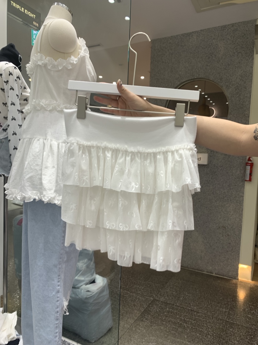 TRIPLE EIGHT韓國直郵女裝新款真品人氣時尚24春夏推薦裙褲VINTAGE888/TRIPLE EIGHT裙褲