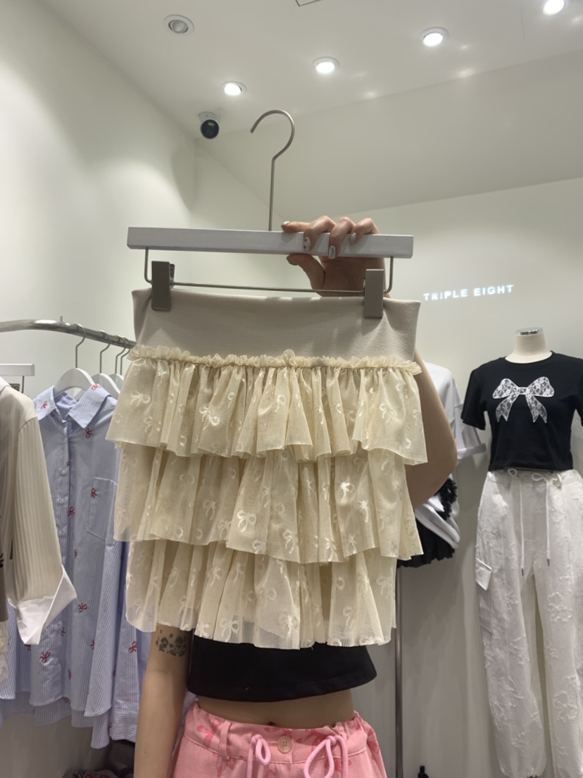 TRIPLE EIGHT韓國直郵女裝新款真品人氣時尚24春夏推薦裙褲VINTAGE888/TRIPLE EIGHT裙褲圖色2