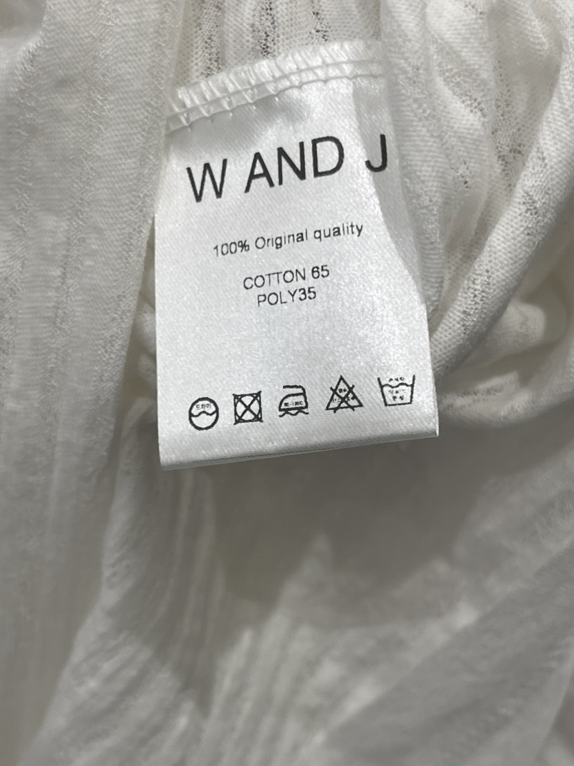 W AND J韓國直郵東大門實拍女裝新品真品24春夏長袖T恤W AND J長袖T恤