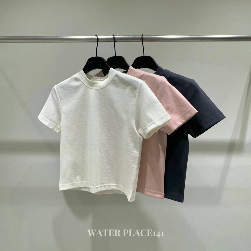 WATER/RIVER韓國直郵東大門代購女裝新款人氣熱賣24春夏T恤WATER/RIVERT恤