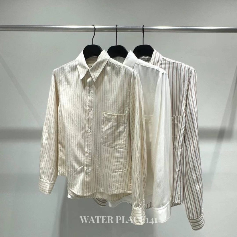 WATER/RIVER直郵韓國代購女裝新款推薦熱賣休閑襯衫蕾絲衫WATER/RIVER襯衫/蕾絲衫