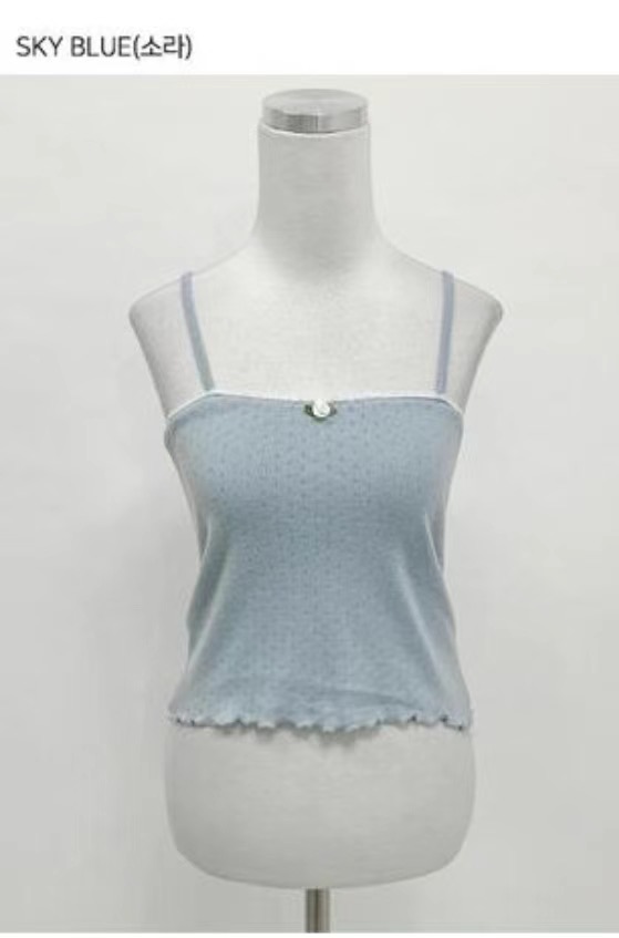 SEESTAR韓國直郵東大門實拍女裝新款推薦24春夏職業吊帶背心OBOE吊帶/背心圖色2