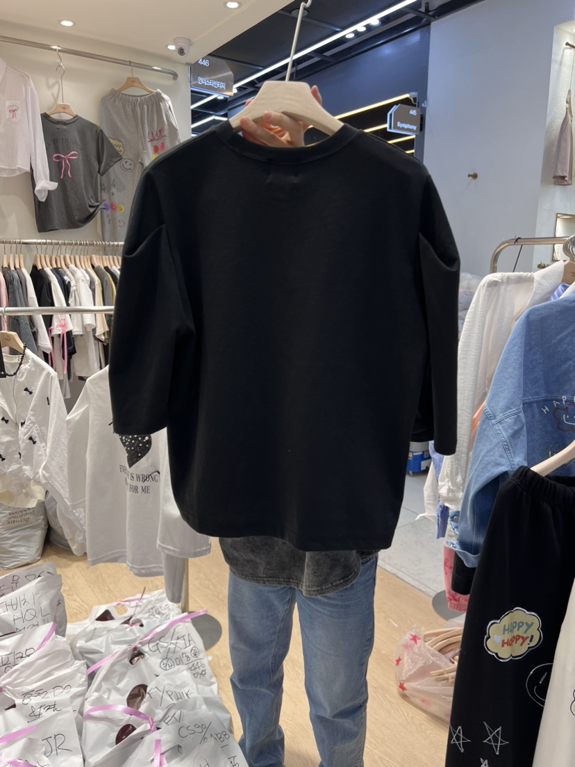 UNDERSTAR_VINTAGE韓國直郵東大門代購女裝新品休閑24春夏T恤UNDERSTAR_VINTAGET恤