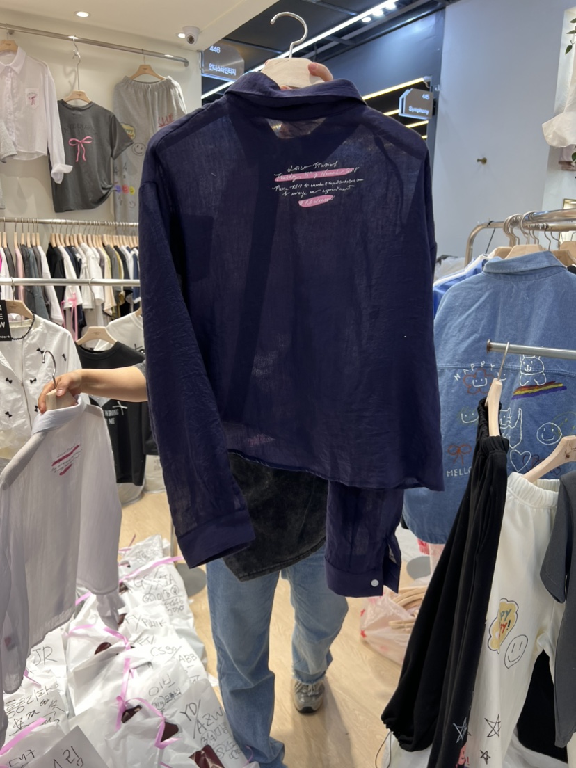 UNDERSTAR_VINTAGE韓國直郵女裝新款24春夏熱賣襯衫蕾絲衫UNDERSTAR_VINTAGE襯衫/蕾絲衫