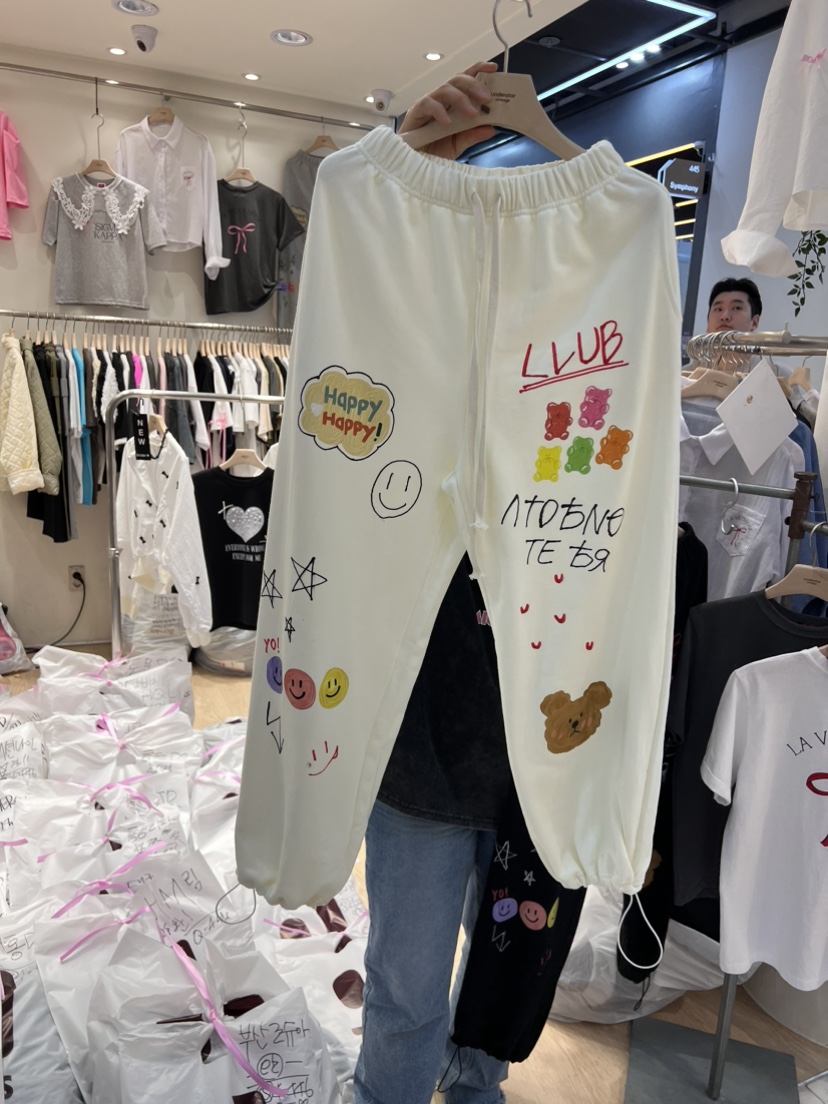 UNDERSTAR_VINTAGE韓國直郵東大門代購女裝新款24春夏休閑褲UNDERSTAR_VINTAGE休閑褲