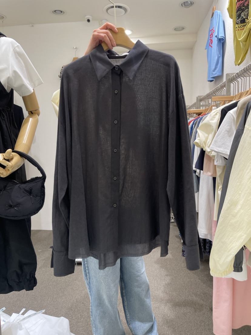 VILLABUTTON韓國直郵東大門實拍女裝新品時尚24春夏襯衫蕾絲衫VILLABUTTON襯衫/蕾絲衫圖色3