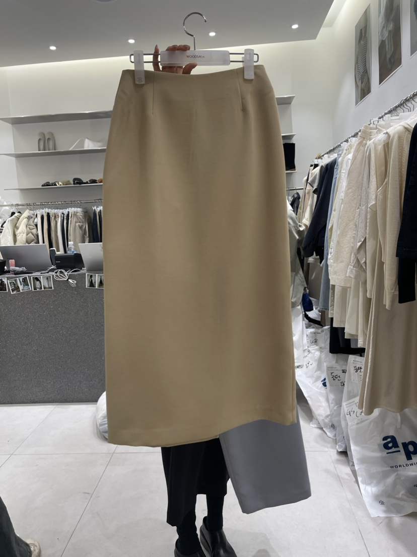 WOOD SAGE韓國直郵女裝新品真品休閑推薦24春夏人氣長裙WOOD SAGE長裙圖色1