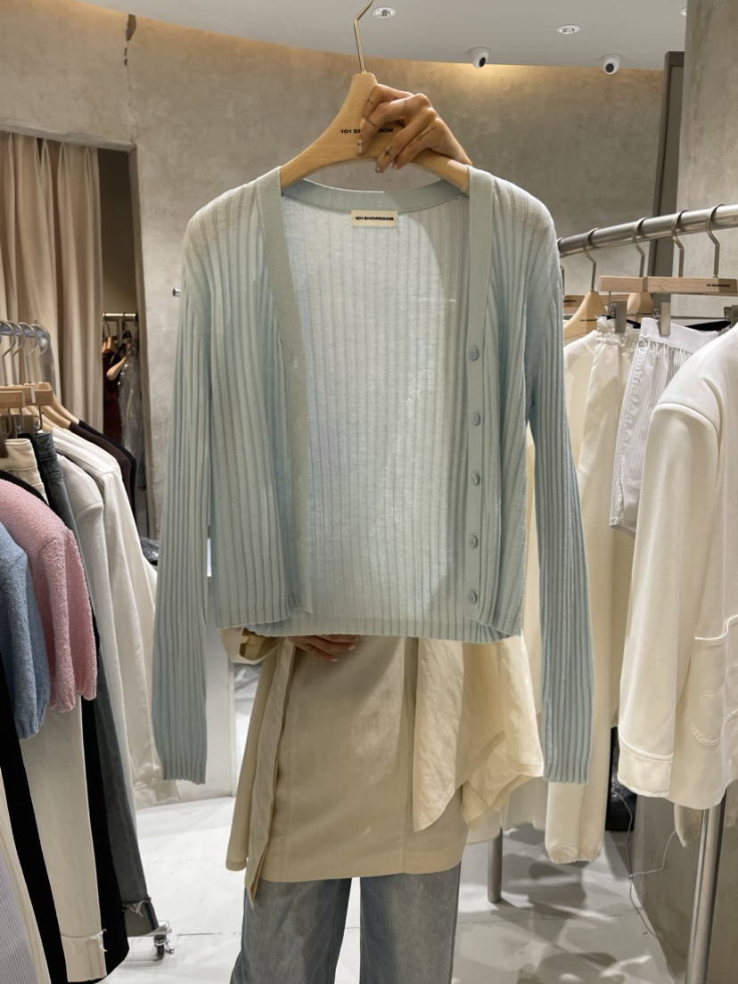 101SHOWROOM韓國直郵女裝新品真品熱賣時尚休閑24春夏針織衫THE VERLIN/piTa針織衫圖色2