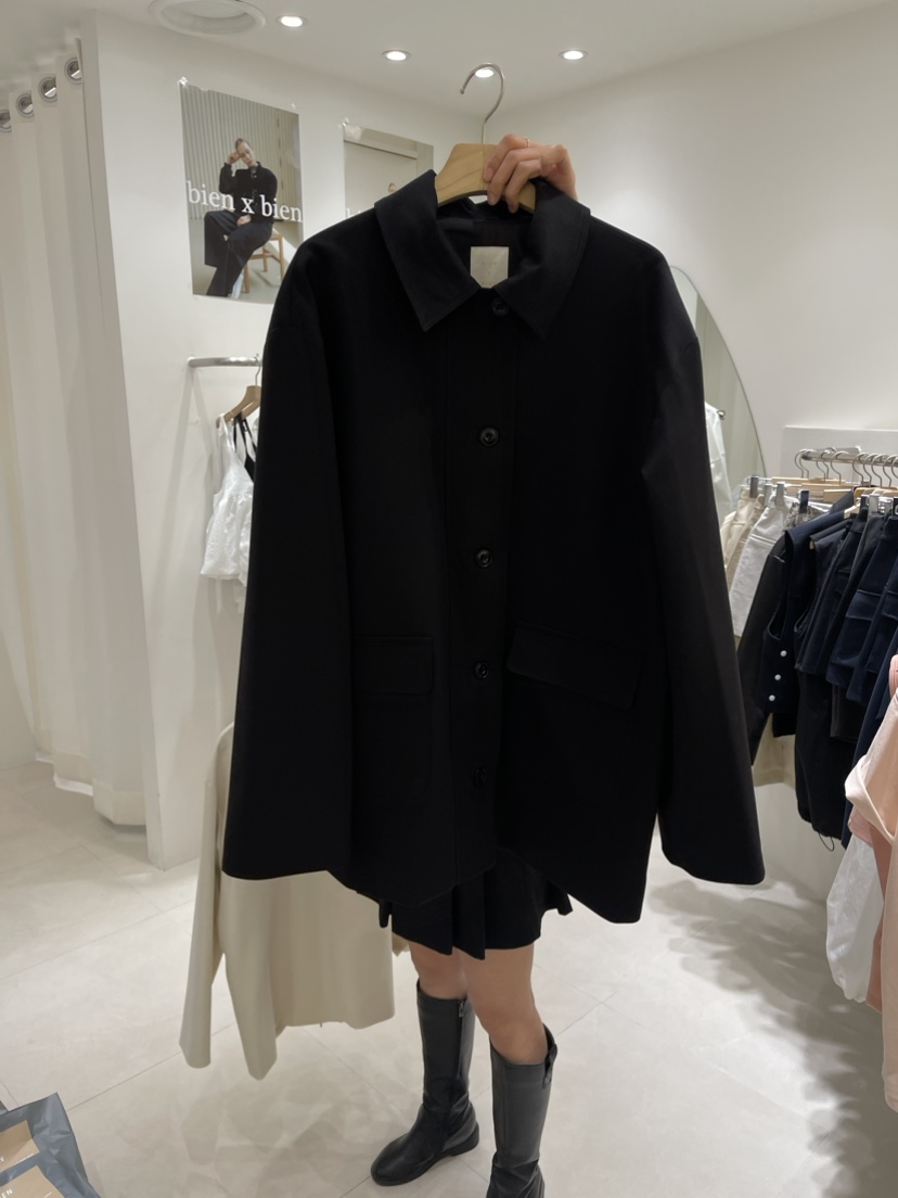 BIENBIEN韓國直郵東大門實拍女裝新品人氣休閑職業夾克口袋ir bien-P夾克圖色2