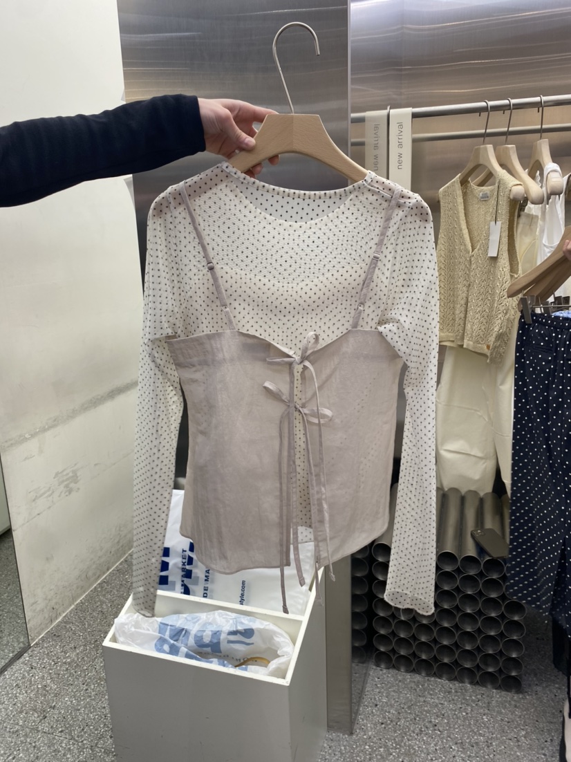 VELVET UNDERGROUND韓國直郵女裝新品休閑熱賣時尚吊帶背心VELVET UNDERGROUND吊帶/背心