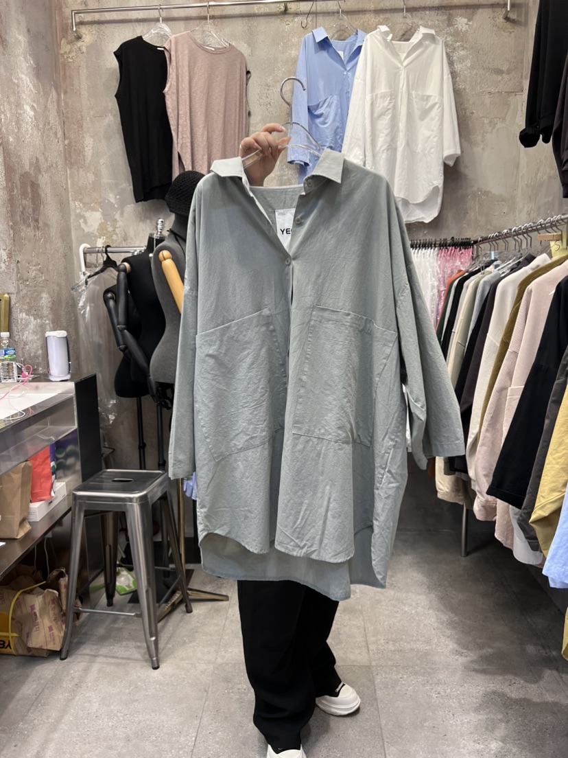 YEON直郵韓國代購女裝新款時尚真品24春夏人氣襯衫蕾絲衫YEON襯衫/蕾絲衫圖色2
